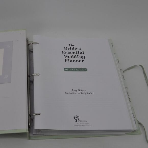 Bride's Essential Wedding Planner Deluxe Edition Amy Nebens - Picture 7 of 16